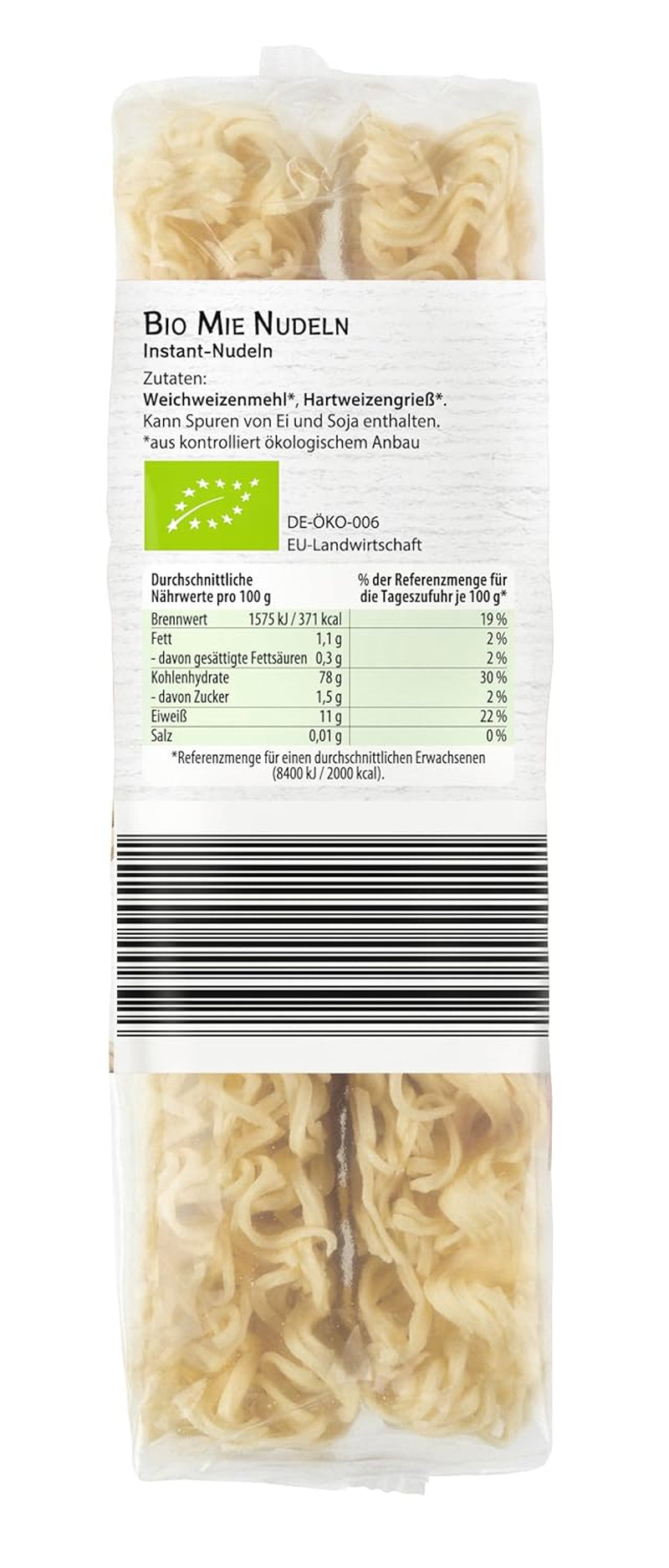 Mie Noodles Biologici Bamboo Garden, 250 g