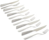Set bistecca Weber Deluxe, 6 pezzi, design monoblocco in acciaio inox, extra affilato, manico ergonomico Kitchen Naty Shop