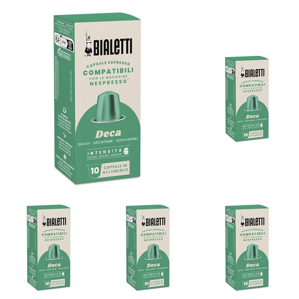 - Capsule Kaffee compatibili Nespresso® – decaffeinato – 10 capsule (confezione da 5)