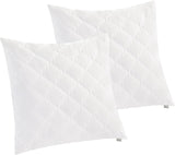 Traumnacht Cuscino Bamboo con fibre di bambù, ipoallergenico, antibatterico Set cuscini con cerniera, composto da 2 cuscini 40X80Cm, certificato Oeko-Tex, sviluppato in Germania Naty Shop cuscini standard 80 X 80 Cm Cuscino
