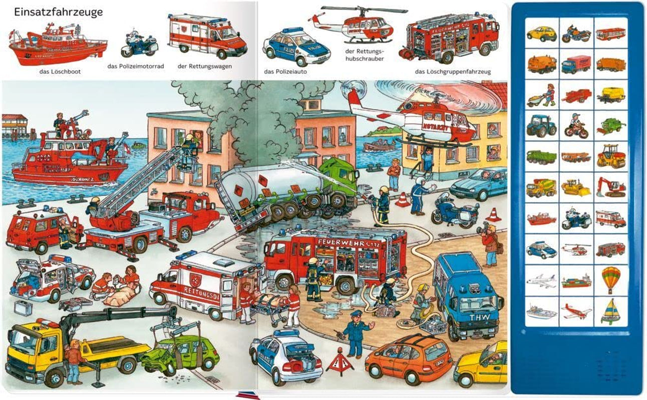Tanti suoni dei veicoli: 30 suoni (cerca immagini - trova parole) Bebe Naty Shop Toys