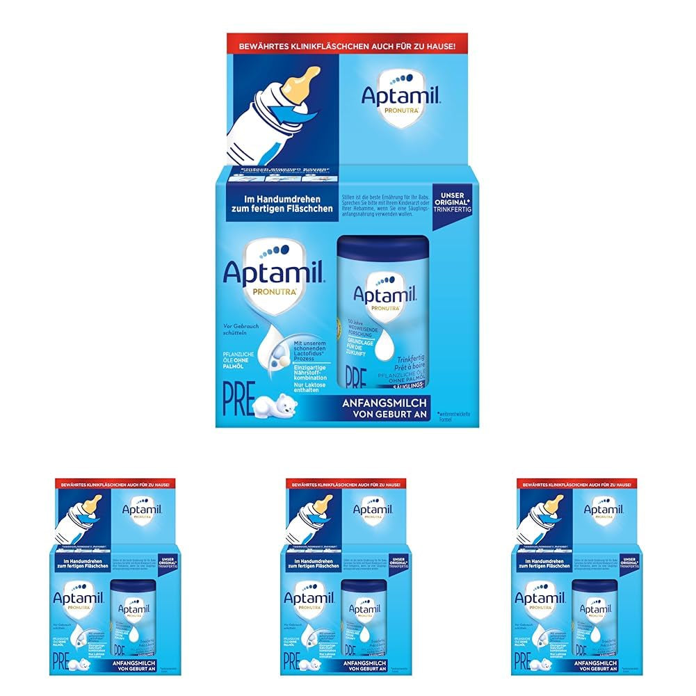 Aptamil Pronutra-ADVANCE PRE, potabile, 4x2x90ml (Confezione con 4)