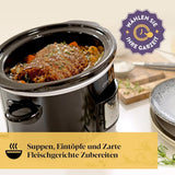 Pentola a cottura lenta digitale Crockpot, 3,5 L (da 3 a 4 persone), CSC113X Pentola a cottura lenta Naty Shop