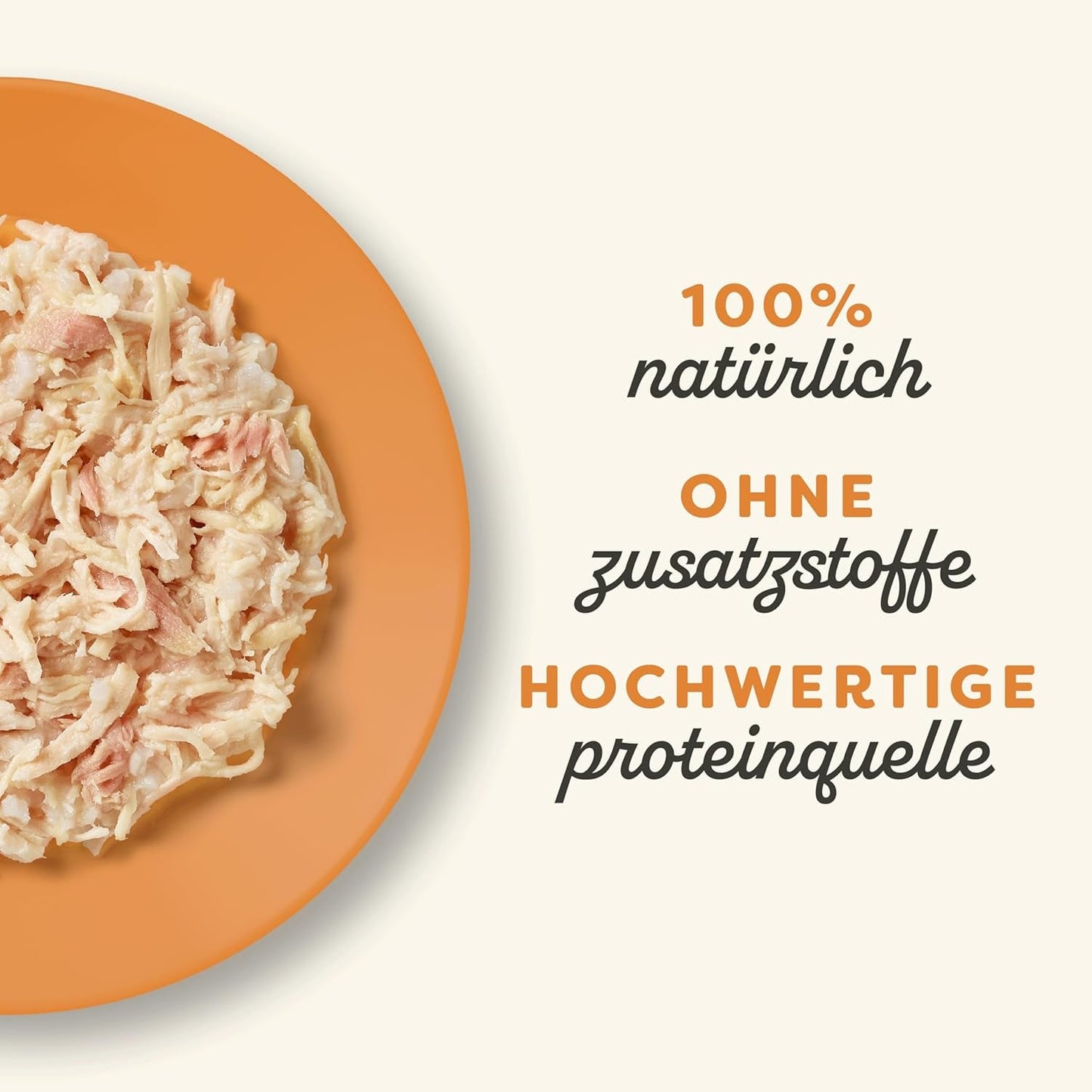Applaws 100% naturale Nassfutter für Katzen, Hühnerbrust mit Tunfischfilet in Brühe - Packung mit 12 x 70g Beuteln