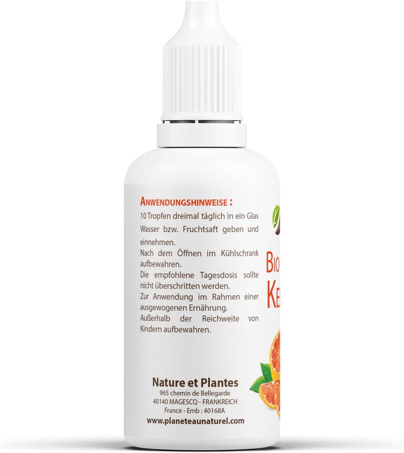 Estratto di semi di pompelmo biologico 50 ml - analcolico Arome Naty Shop