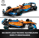 Lego Technic Auto da corsa Mclaren di Formula 1 - Modello F1 per adulti con motore V6 e sterzo - Regalo per appassionati di sport motoristici e collezionisti - 42141 Set di costruzione Besuche den LEGO-Store