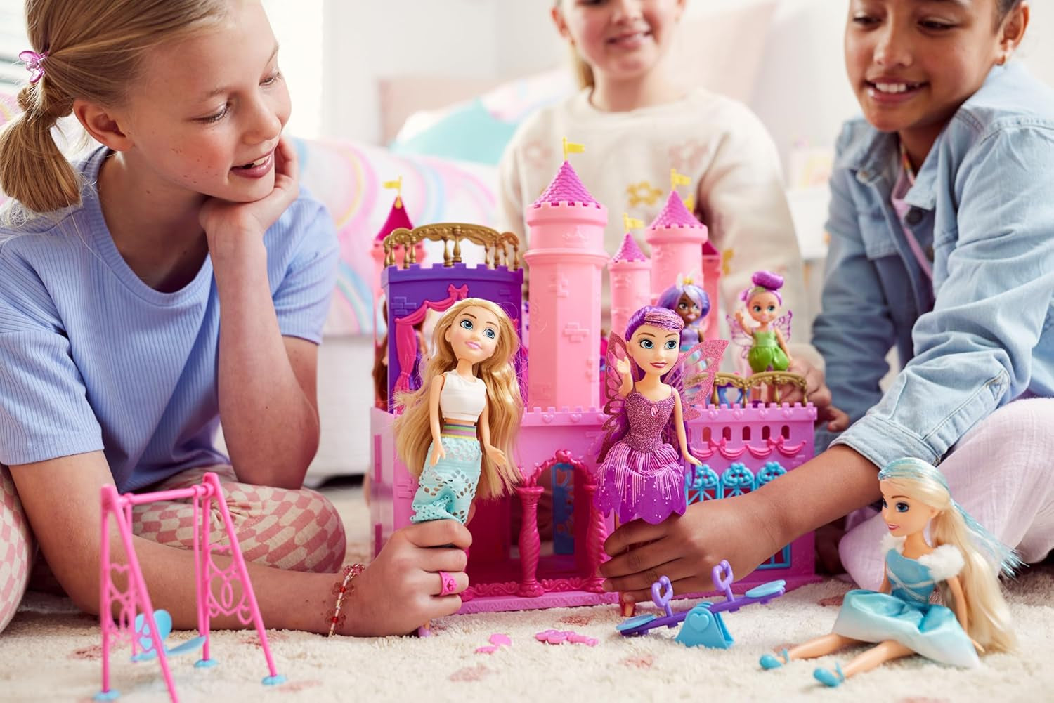 -Bambole-4.7"-Fantasy Little Friend Collection Set di 10