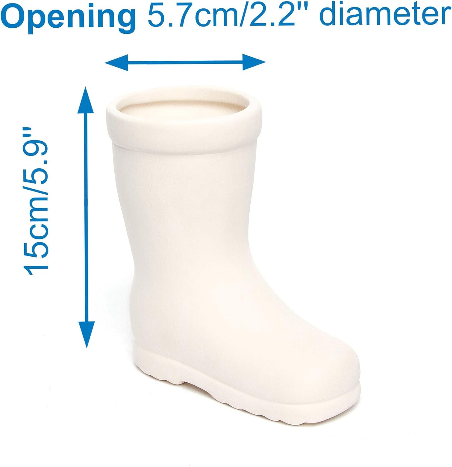 Vasi in ceramica per bambini Baker Ross 'Wellies' (confezione da 2)