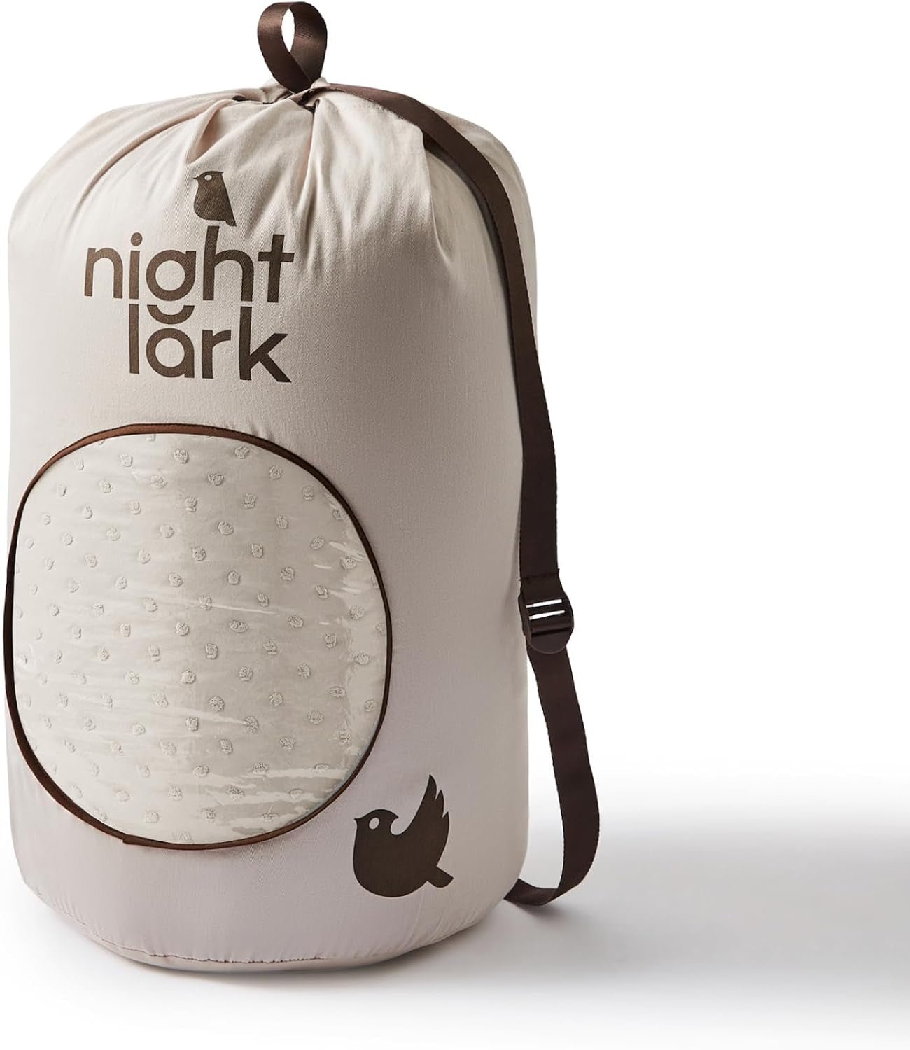 Piumino Night Lark senza fodera, 4,5 Tog, King Size, collezione Tufted Dot, biancheria da letto di lusso, ipoallergenico, lavabile in lavatrice, caldi piumini e trapunte color sabbia Naty Shop