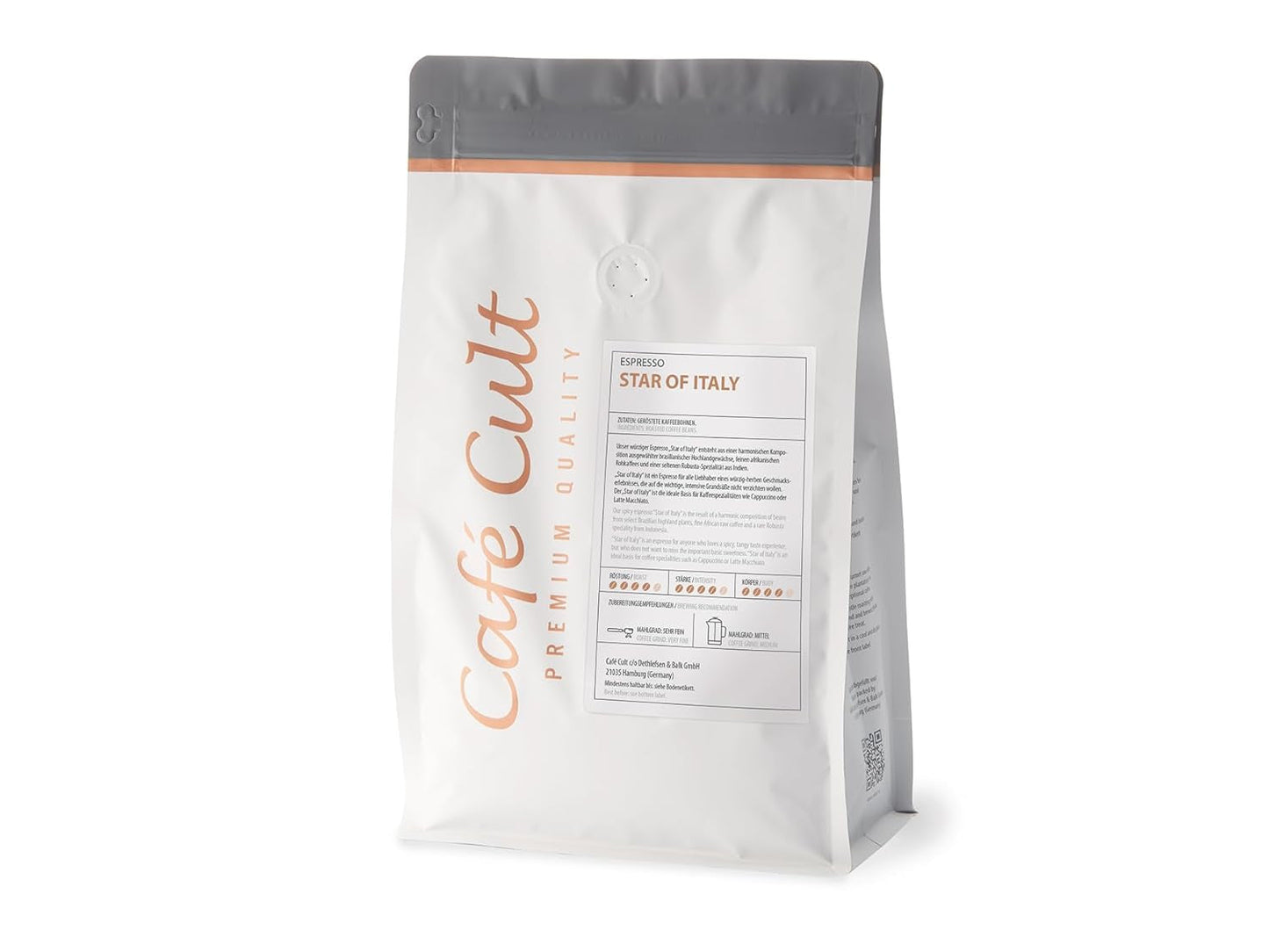 Cafe Cult - Espresso - Star of Italy - 1KG - Caffè in grani