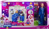 Barbie GXF27 - Stazione Spaziale Avventura spaziale, bambola spaziale, cucciolo, postazione di lavoro, scene spaziali, 20 accessori, giocattolo regalo per bambini dai 3 anni in su