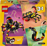 LEGO Creator 3In1 Animali selvatici: Ragno a sorpresa - giocattolo da ricostruire in uno scorpione o in un serpente - set da costruzione con 3 modelli - regalo per ragazzi e ragazze a partire da 7 anni 31159 Set da costruzione Besuche den LEGO-Store