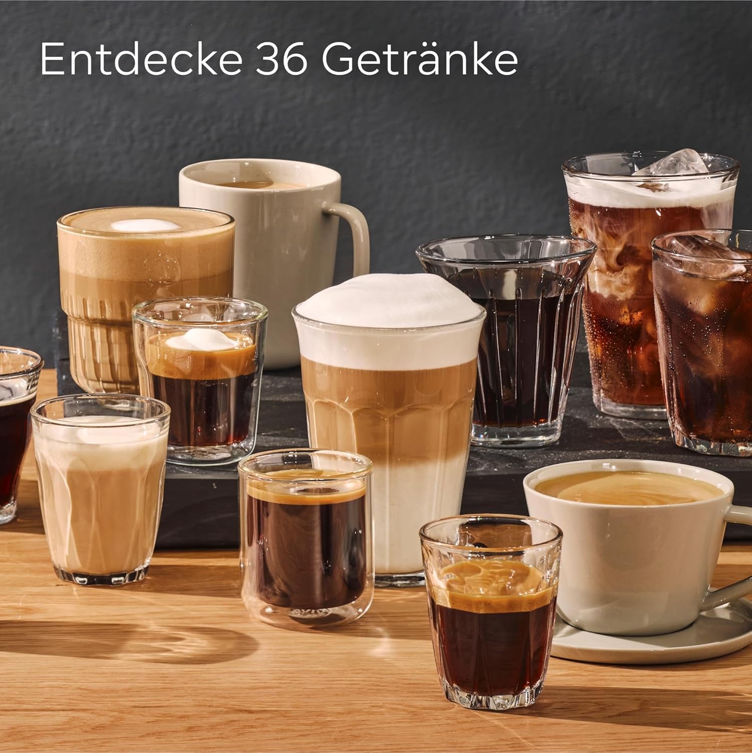 Macchina per caffè espresso completamente automatica Siemens EQ700, ampio schermo TFT a colori, 36 bevande calde e fredde, birra fredda, funzione 2 tazze, controllo app, sistema di pulizia automatico, acciaio inossidabile nero, TQ717D03