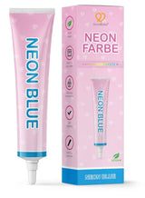 Goodbake Neonlebensmittelfarben 6 Farben Set – Intensive Lebensmittelfarbe – Lebensmittelfarbpaste – Zum Einfärben Von Torten, Fondant, Buttercreme Uvm. – Naty Shop 100% vegano Neon Blau