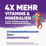 Pediasure Dragon's Power, Integratore alimentare per bambini da 1 anno, 27 vitamine e minerali Naty Shop