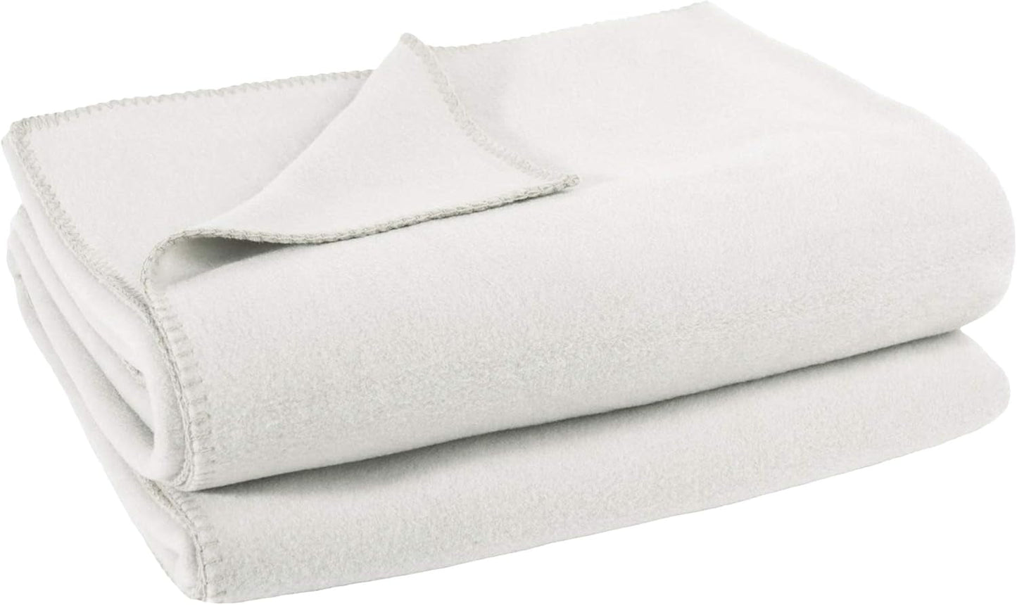 Coperta Zoeppritz colore: Rosso, Realizzata in 65% poliestere, 35% viscosa, Dimensioni: 160X200 Cm, 103291-235-160X200 Zoeppritz Letti e coperte dal 1828 010 Bianco sporco 160X200 Cm