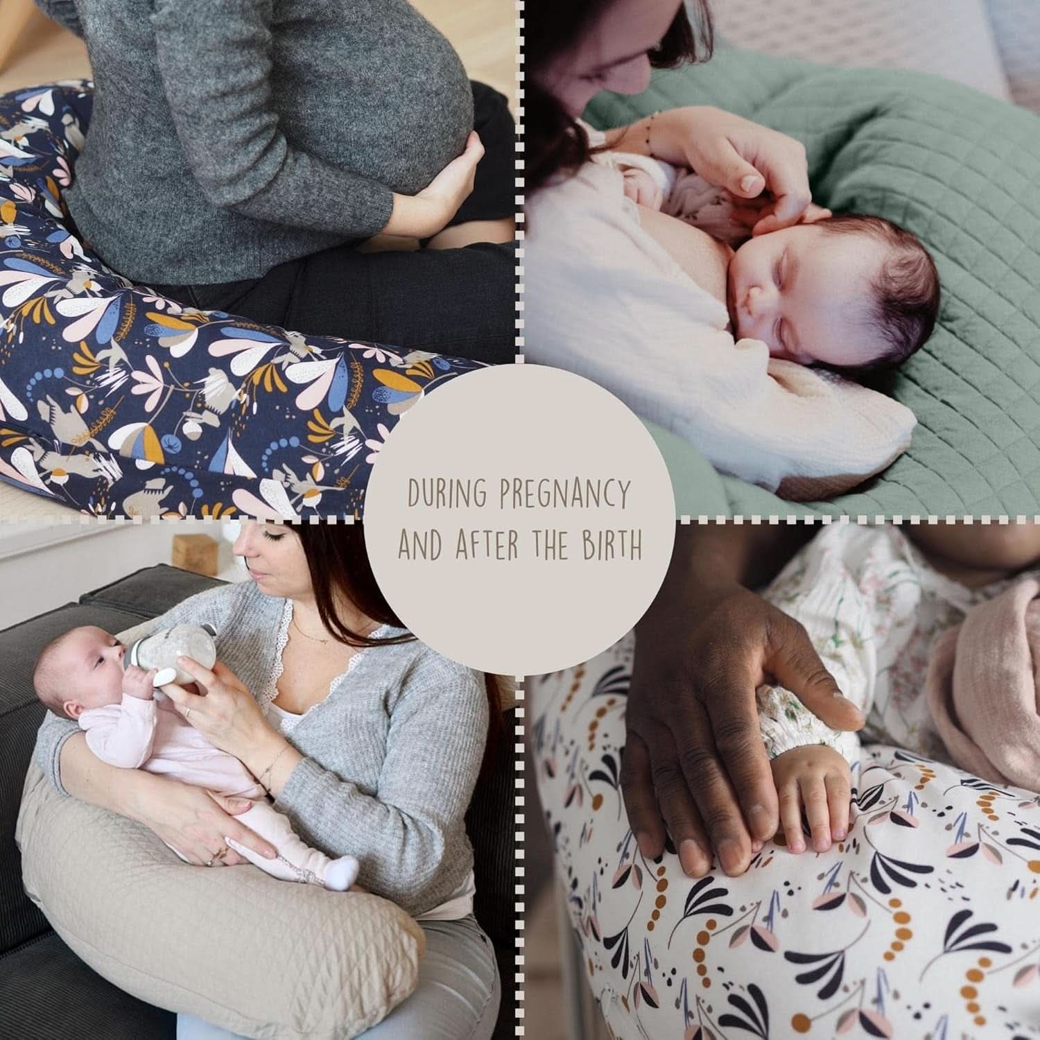 Castello Rosso - Cuscino premaman e allattamento 170 cm Accessori Alimentazione e Allattamento Bebe Naty Shop