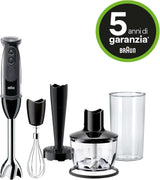 Braun Household Multiquick 5 MQ 5237 BK Robot da cucina 0,5 L Robot da cucina Schwarz 1000 W Cucina Naty Shop