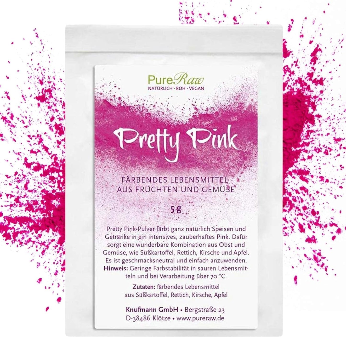 Magic Blue Spirulina colorante alimentare naturale in polvere blu (vegano crudo) da blu scuro a blu pastello chiaro - colorante alimentare in polvere di alghe ficocianine - colorante alimentare naturale | Pureraw 5G