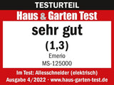Emerio Affettatrice Multiuso "Made in EU" MS-125000, lama in acciaio inox made in Germany, regolabile 0-17 mm, 100 W Trituratori e Affettatrici Naty Shop