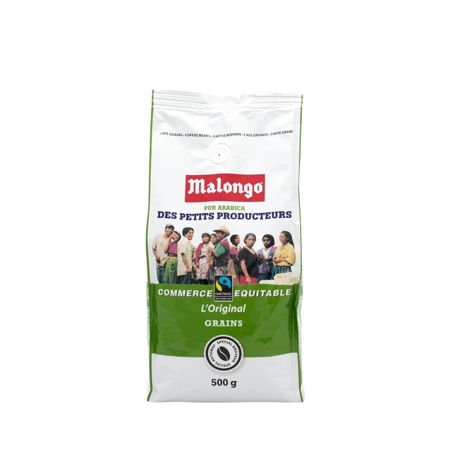 Des Petits Producteurs Caffè in grani MALONGO - 500 g