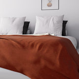 Soleil D'Ocre, Adele, copriletto, copridivano, cotone, rosso mattone, 220 X 240 Cm Letti e coperte Besuche den Soleil d'ocre-Store