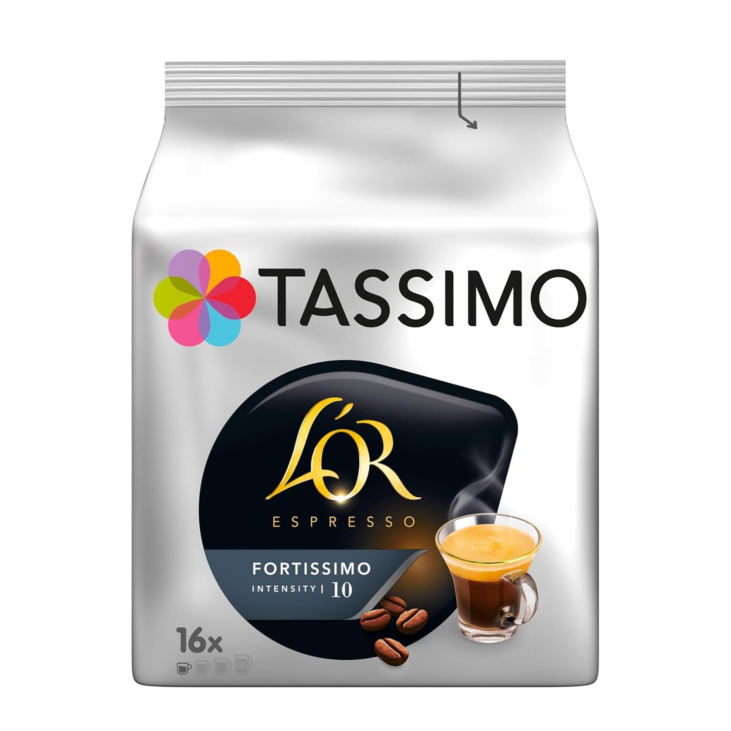 Tassimo Kapseln L'OR Espresso Fortissimo, 5 x 16 cialde, 80 Kaffeekapseln