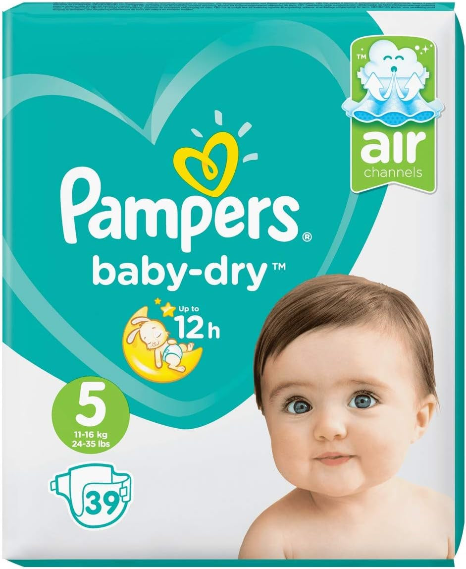 Pannolini Pampers 81657566 Pantaloni Baby-Dry, bianchi