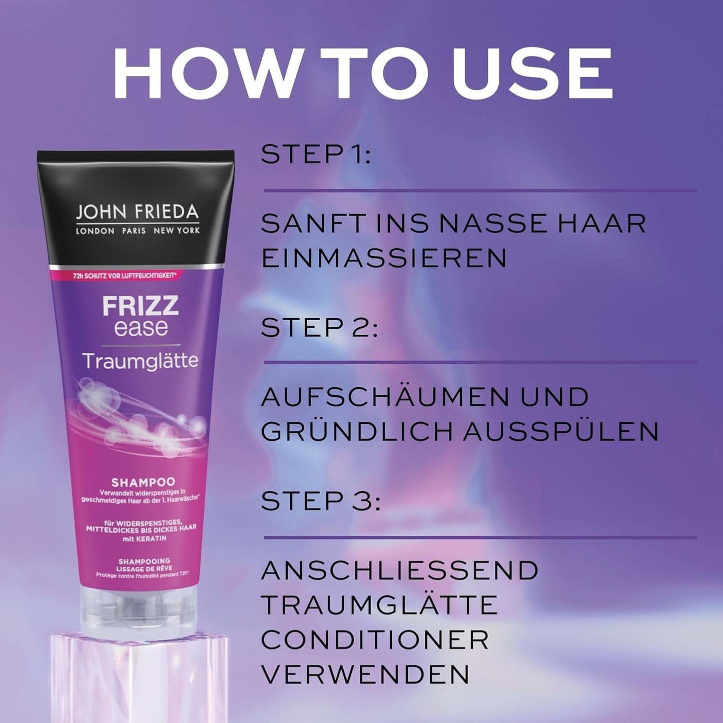 John Frieda - Frizz Ease Dream Shampoo lisciante, 250 ml Doccia e bagno Naty Shop