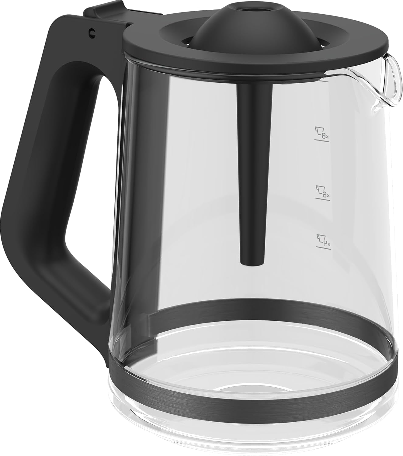 Macchina per caffè espresso digitale con filtro GRUNDIG KM8440, rossa, 1000 W, 1,25 litri