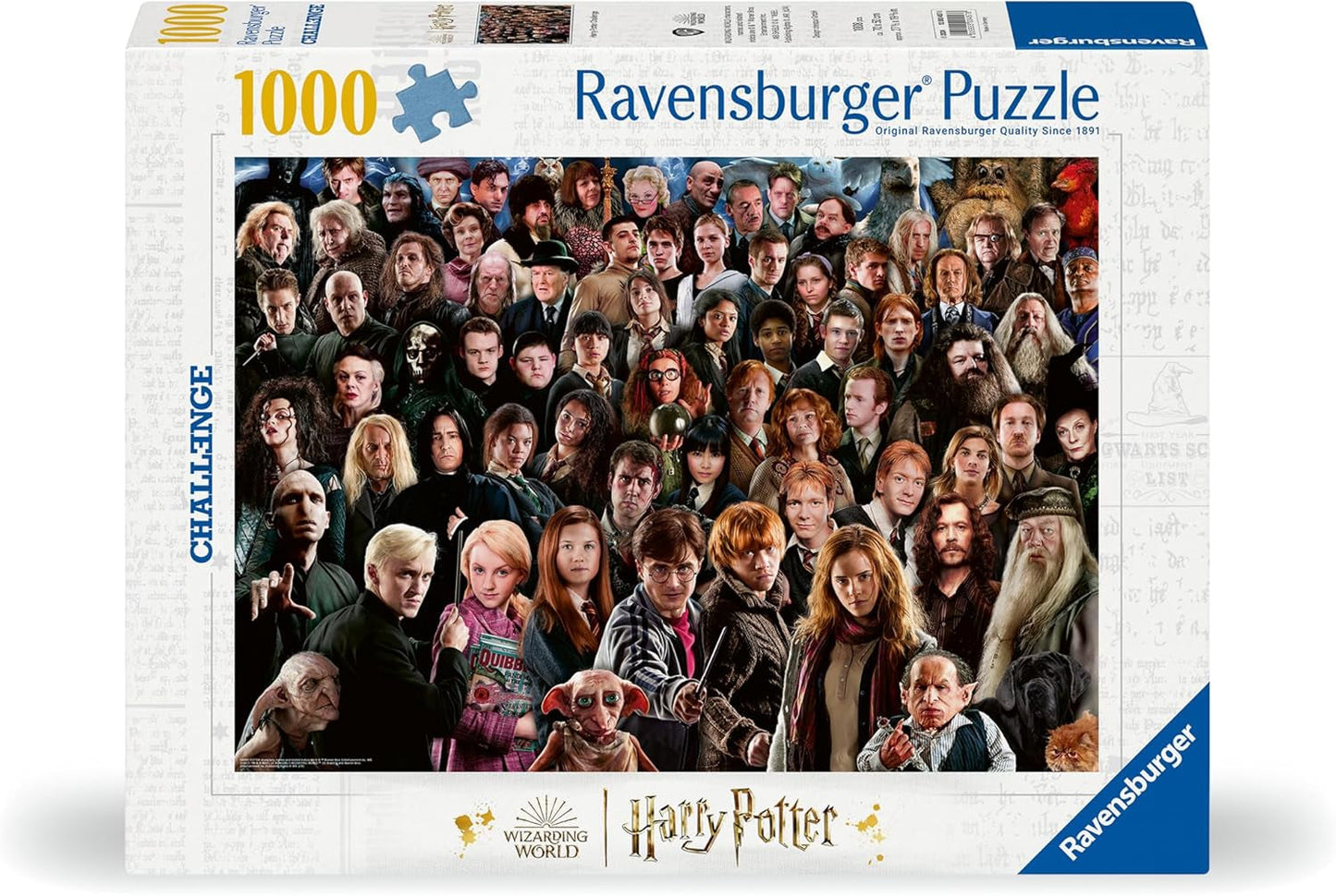 Ravensburger Harry Potter Puzzle da 1000 pezzi 12000457 - Oltre 70 personaggi del magico mondo di Hogwarts in un puzzle per adulti e bambini dai 14 anni in su Puzzle Naty Shop