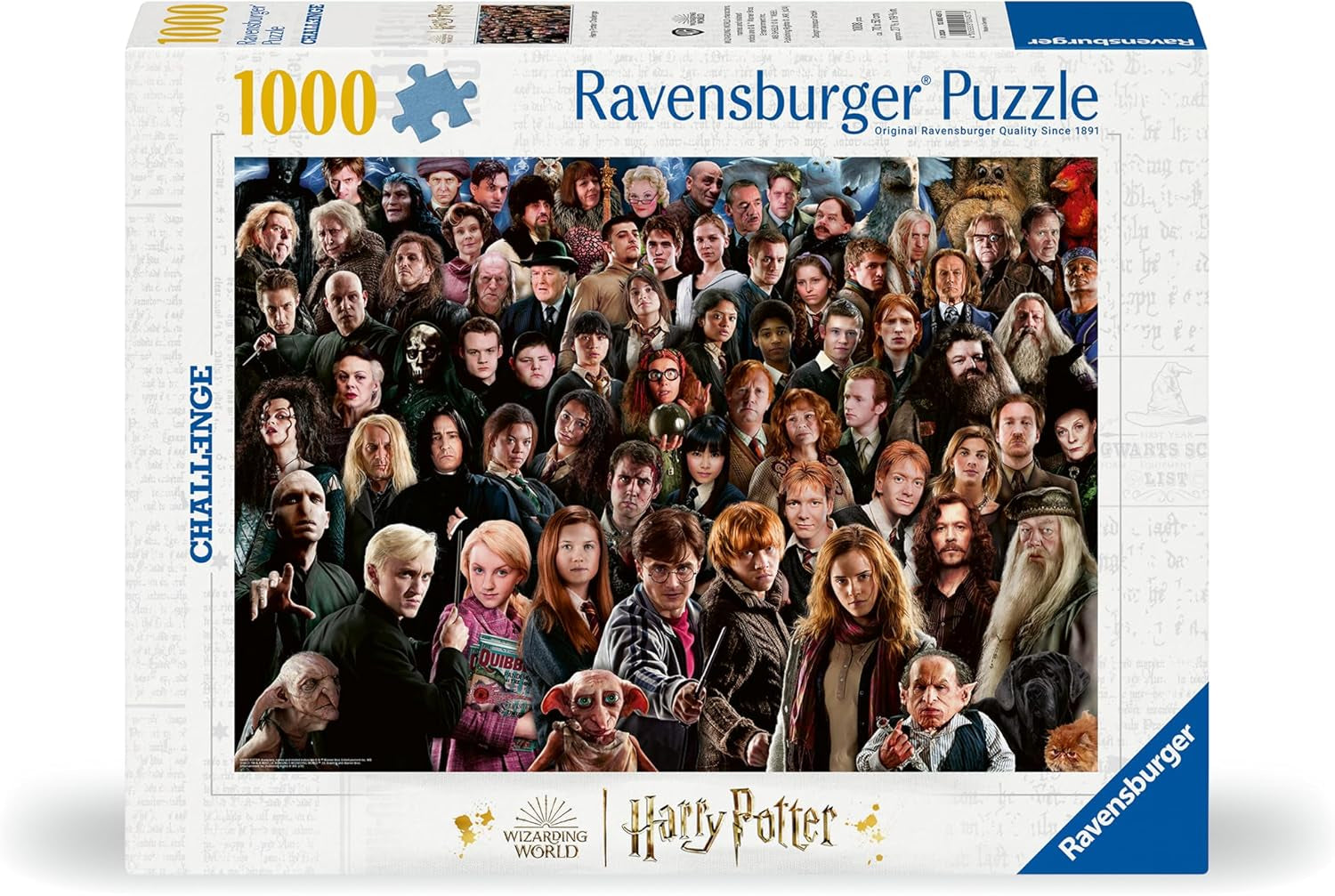 Ravensburger Harry Potter Puzzle da 1000 pezzi 12000457 - Oltre 70 personaggi del magico mondo di Hogwarts in un puzzle per adulti e bambini dai 14 anni in su Puzzle Naty Shop