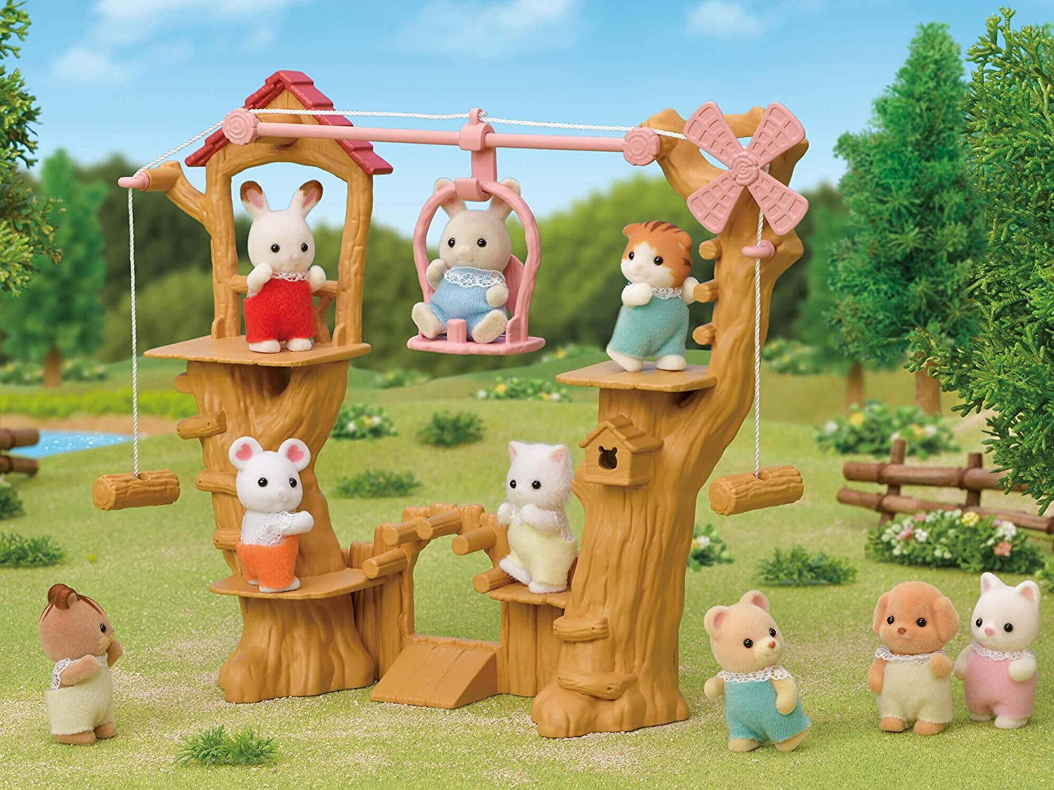 Sylvanian Families 5452 Baby Ropeway - Casa delle bambole Playset Dolls Naty Shop
