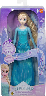 Mattel Disney Frozen Toys Bambola canterina Elsa in abito iconico canta Let It Go dal film Disney Frozen per bambini