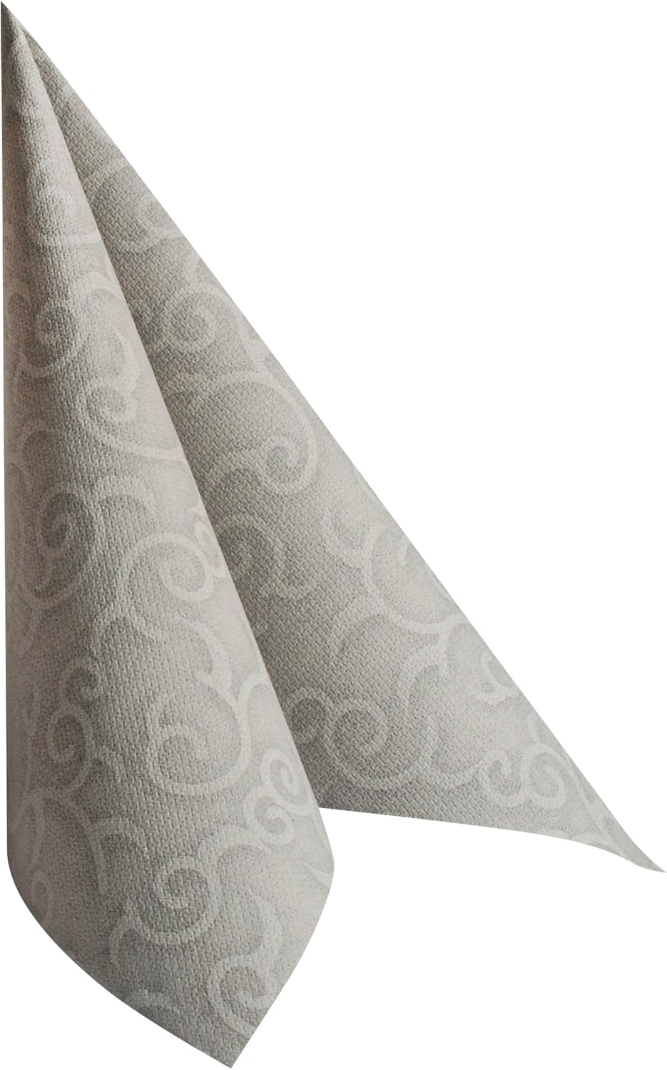 Papstar, 50 tovaglioli "ROYAL Collection" piega 1/4 40 cm x 40 cm grigio "Casali", #84889 (confezione da 2)