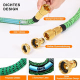 Tubo da Giardino Estensibile da 45 m, Tubo Flessibile per Acqua Retrattile Automatico, 10 Tipi di Spruzzo, TPE 2500D, Connettori in Metallo, Per Giardini Molto Grandi, Agricoltura, Pulizia
