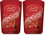 Cioccolata Lindt | Cono di cioccolato al latte LINDOR | 500 g| 38 palline di cioccolato al latte con ripieno che si scioglie in bocca | Regalo di cioccolato