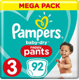 Pannolini Pampers 81657566 Pantaloni Baby-Dry, bianchi