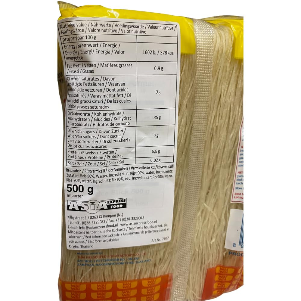 THAILANDIA - Vermicelli di riso alla cinese, (1 X 500 GR)
