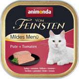 animonda vom Feinsten Mild Menu Mild Variety (32 x 100g), cibo umido per gatti senza cereali e senza zucchero, cibo facilmente digeribile con carne di tacchino