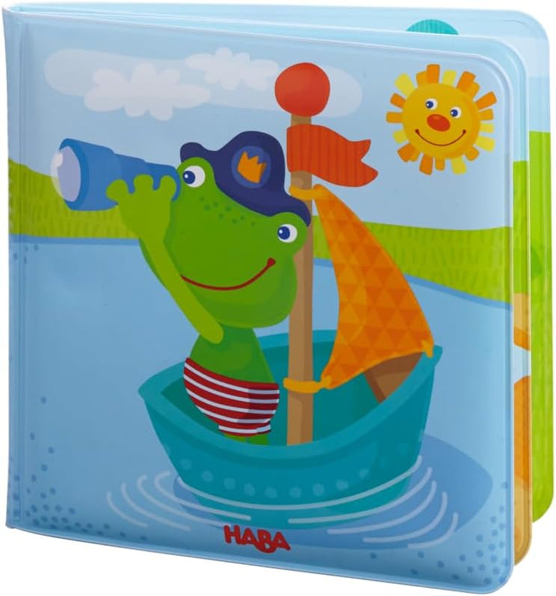 HABA 302634 Libro da bagno Captain Frog 2, giocattolo per bambini Jucarii Bebe Naty Shop Titolo predefinito