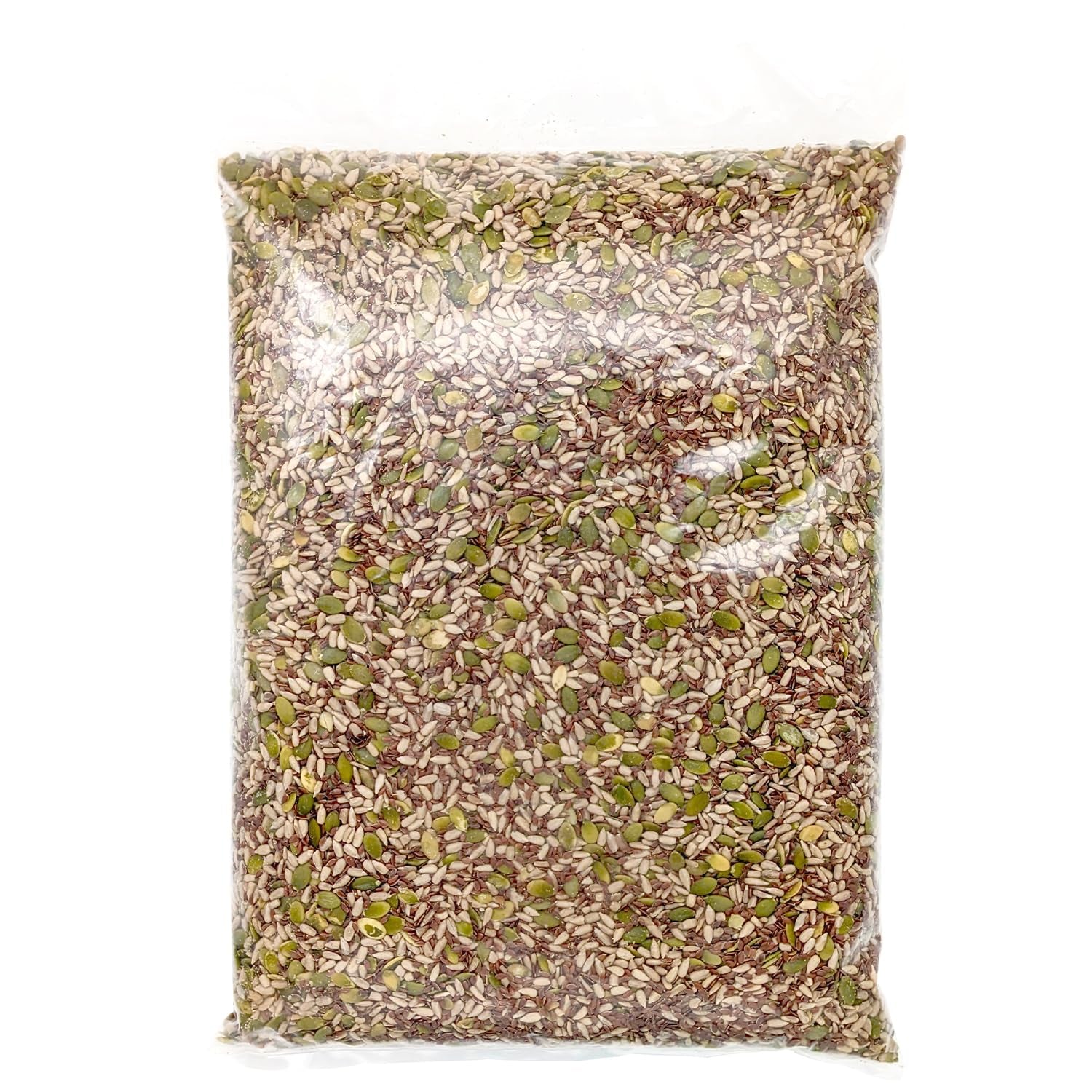 Organic Omega Seed Mix 3 kg (miscela di semi di zucca, girasole e lino), una miscela di 3 semi oleosi interi crudi, ricchi di proteine, fibre e acidi grassi omega-3