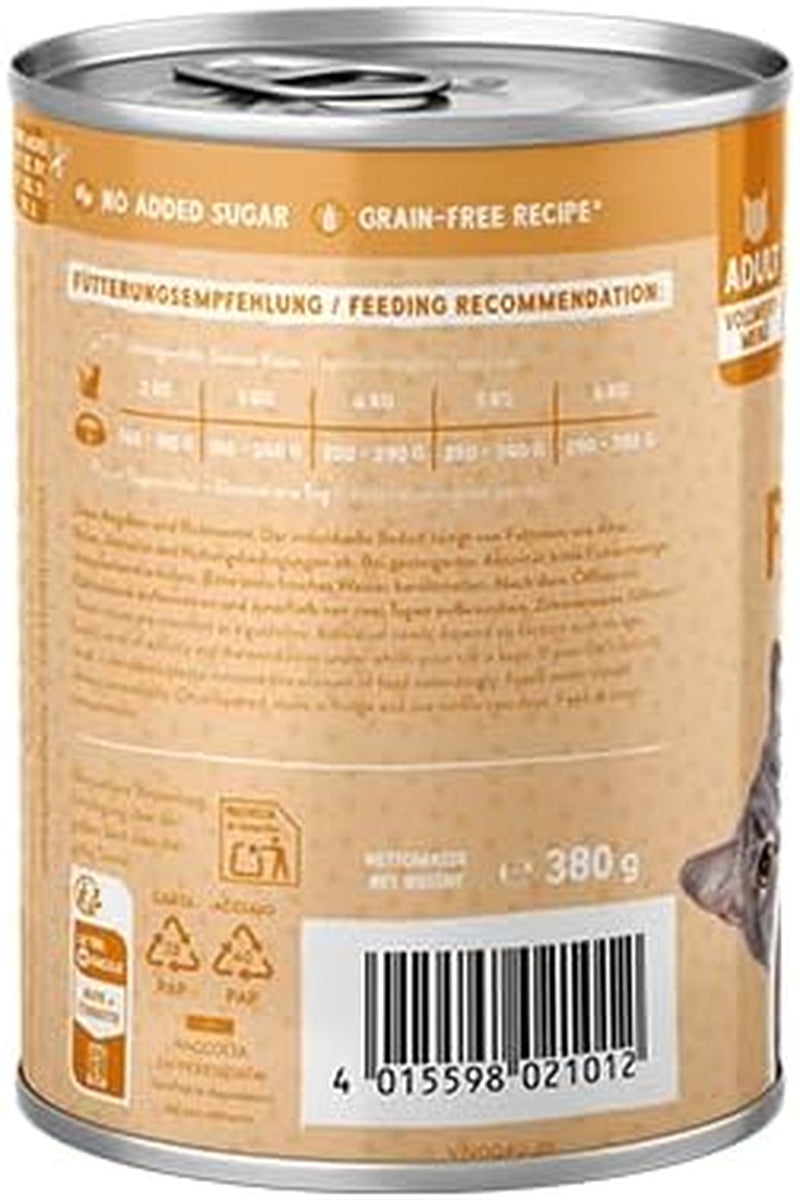 Sanabelle Gourmet Cibo umido in pentola con Oca e Pollo | 6 x 380 g | 2,28 chilogrammi