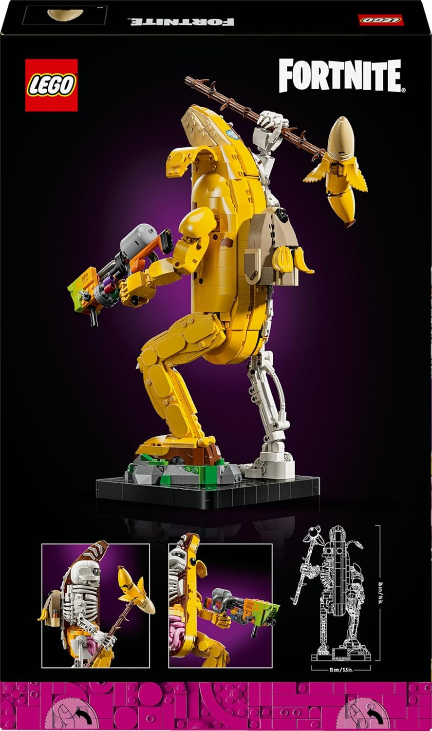 LEGO Fortnite bone shali - Incluso lanciatore di vernice e piccone per ciotola - Oggetto da collezione per gli appassionati di videogiochi - Set da costruzione per adulti come decorazione per la casa o l'ufficio - 77072 Set da costruzione Besuche den LEGO-Store