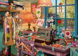 Schmidt Spiele 59654 Puzzle segreto, Nella stanza del cucito, puzzle 1000 pezzi Puzzle Naty Shop