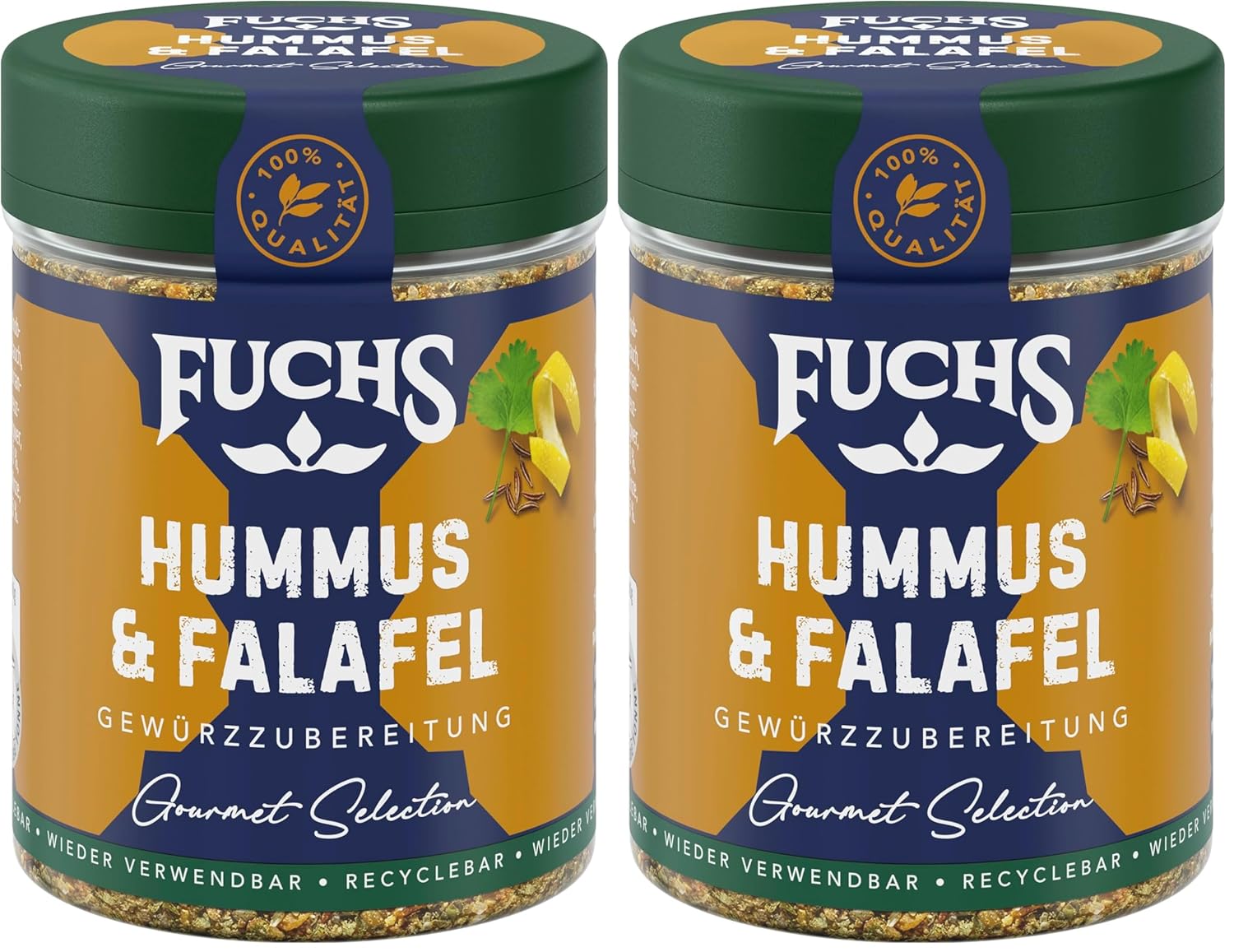 Fuchs Spices Gourmet Selection Medio Oriente/Africa - Miscela di spezie per couscous e bulgur Miscela di spezie ricaricabile per condire piatti vegani a base di bulgur 55g