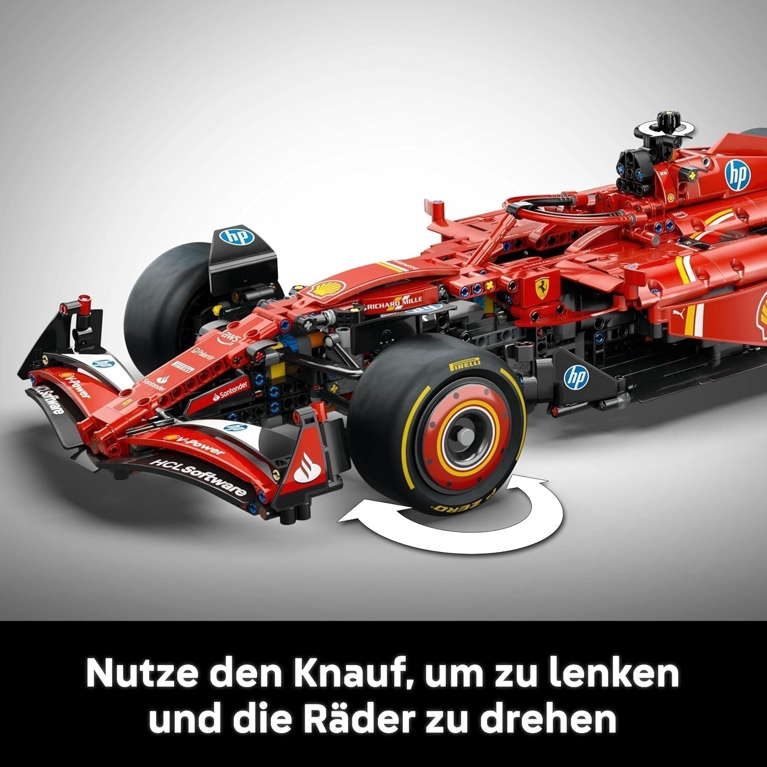 LEGO Technic Auto da corsa Ferrari SF-24 F1 - Modellino di auto per adulti - Set da collezione Formula 1 - Motore V6, cambio, sterzo e DRS in scala 1:8 - Regalo per gli appassionati di sport motoristici e auto da corsa 42207 Set di costruzione Beuche den LEGO-Store