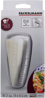 FACKELMANN Food&More 45463, Grattugia per parmigiano in acciaio inox con scatola salvafreschezza Pelapatate Naty Shop