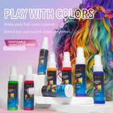 Tintura Per Capelli - Spray Colorante Per Capelli Verde Temporaneo Da 30 ml, Tintura Per Capelli Naturale Spray Colorante Per Capelli Temporaneo, Tintura Per Capelli Lavabile Per Feste Cosplay Halloween (Verde) Naty Shop Tinture Per Capelli
