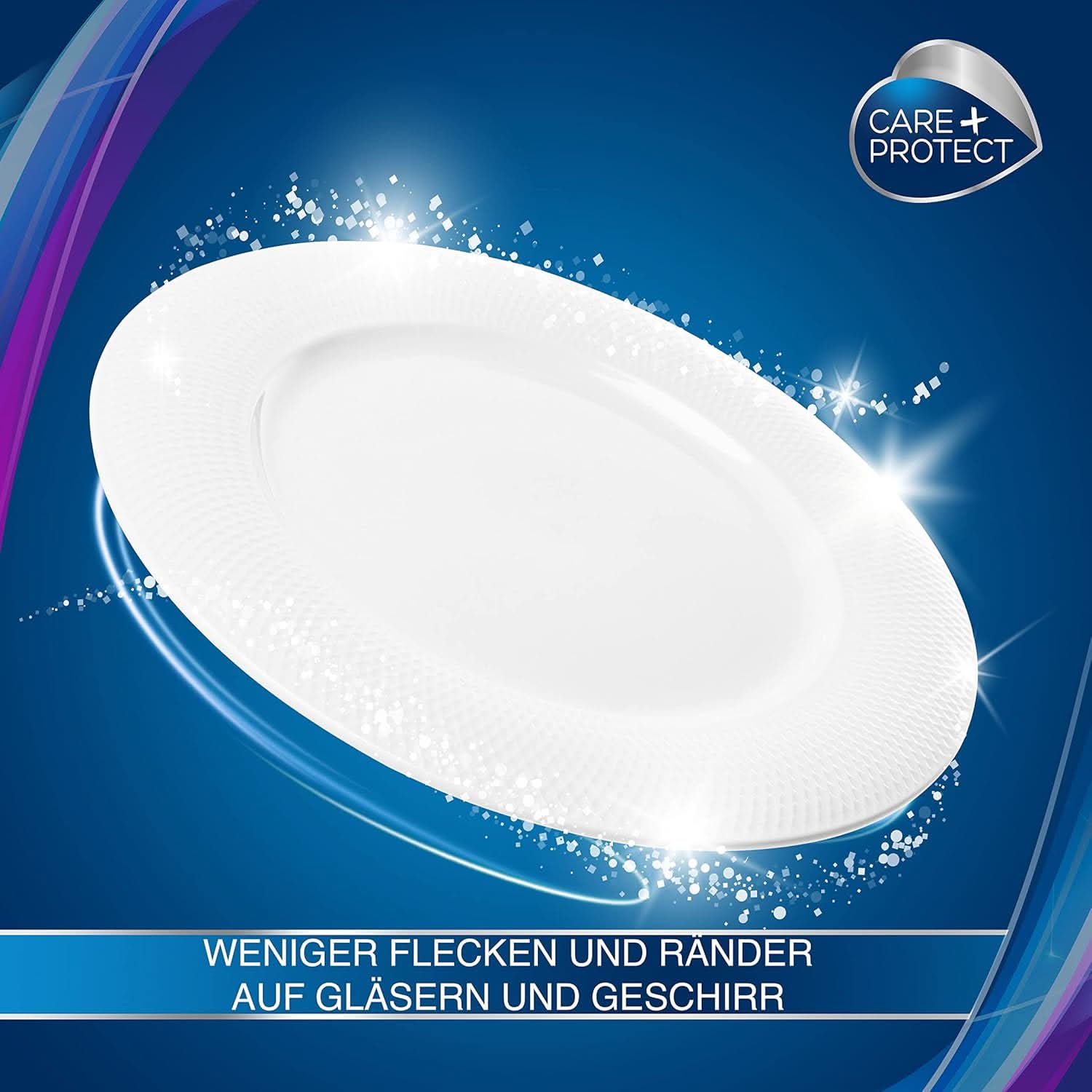 CARE + PROTECT- Brillantante Universale Extra Brillante per lavastoviglie / Per tutte le lavastoviglie / Asciugatura rapida / 500 ml Detersivi Cucina Naty Shop